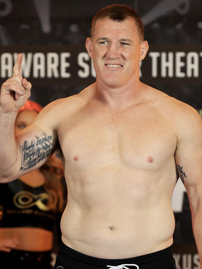 Boxer Paul Gallen. Picture: Mark Evans/Getty Images