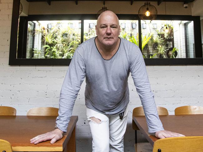 15/10/20 Geoff Lindsay in his Elwood restaurant 'Dandelion'. Aaron Francis/The Australian