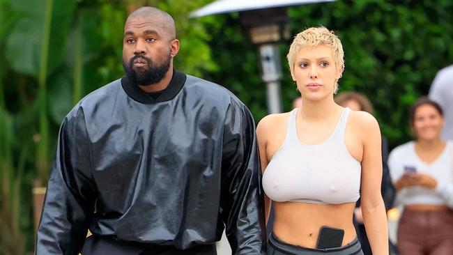 Ye, formerly Kanye West, with his wife Bianca Censori. Picture: Rachpoot/Bauer-Griffin/GC Images