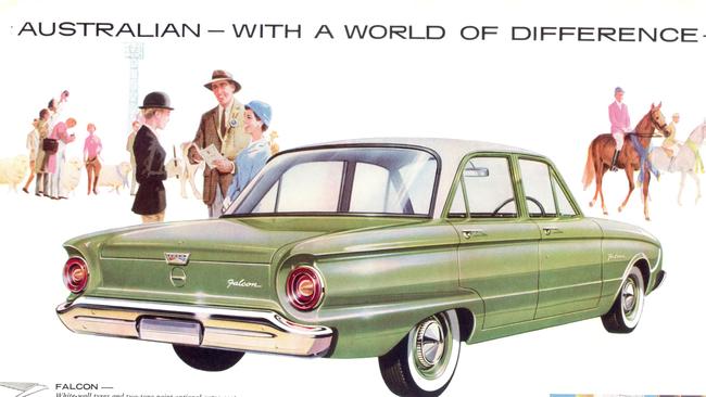 A Ford Falcon brochure from 1960. Picture: Supplied.