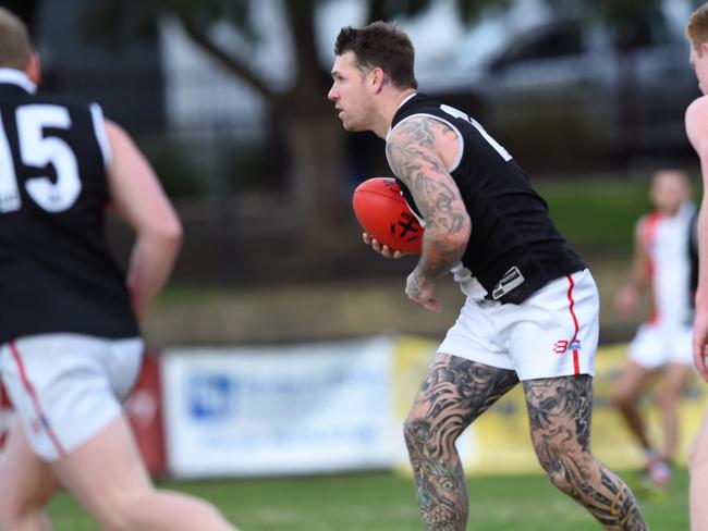 St Kilda City’s Dane Swan in action. Picture: Steve Tanner