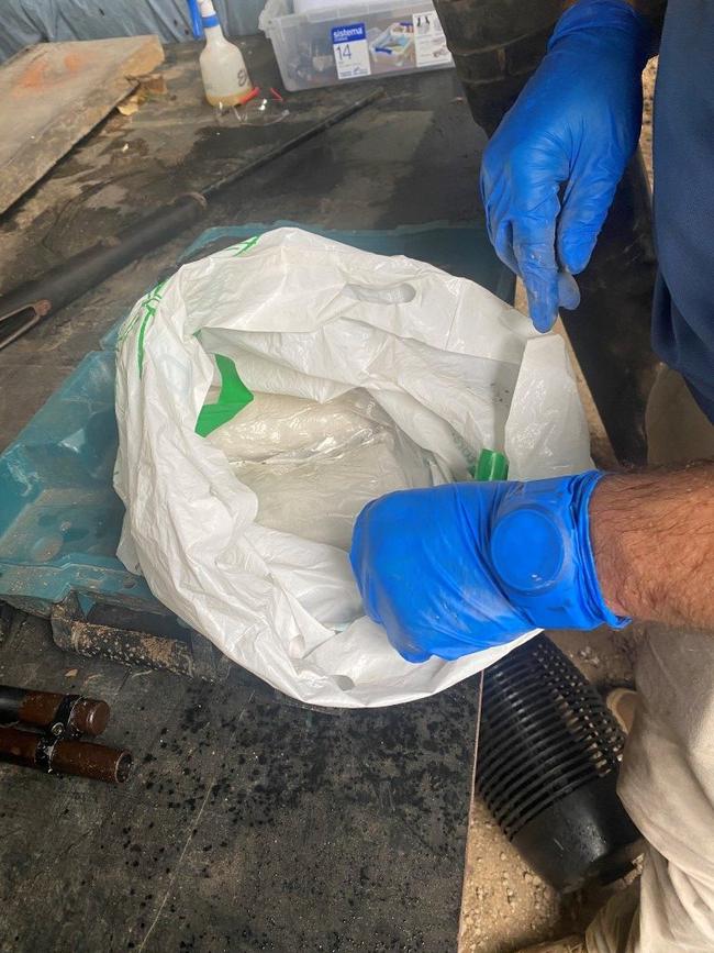 Methylamphetamine seized by police in a major Whitsunday drug bust. Photo: Queensland Police