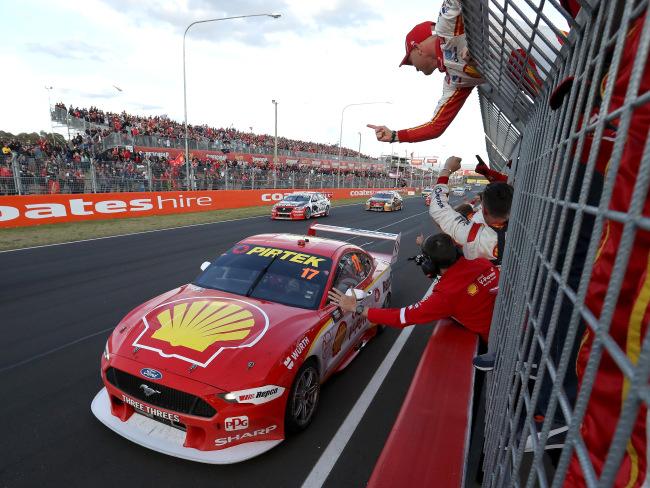 Scott McLaughlin broke his Bathurst duck in remarkable fashion. Picture: Getty