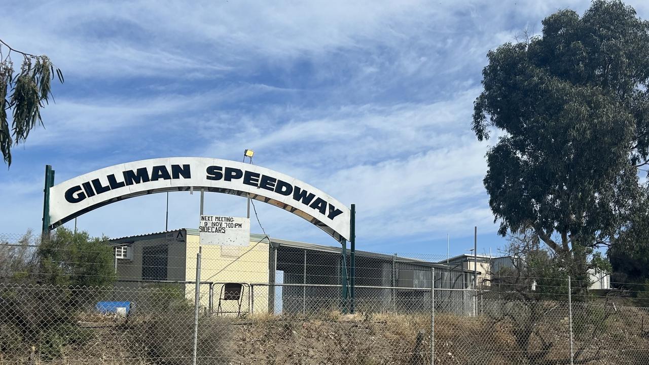 Three people were hospitalised after an incident at the Gillman Speedway on Saturday night. Picture: Natalie Vikhrov