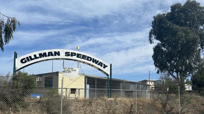 Three people were hospitalised after an incident at the Gillman Speedway on Saturday night. Picture: Natalie Vikhrov