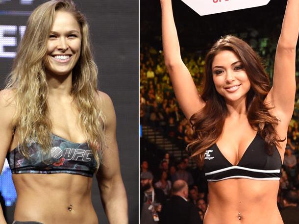 UFC fighter and ring girl feud heats up