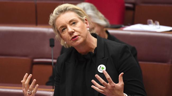 Senator Bridget McKenzie is in hot water over a sports grants scandal. Picture: AAP/Lukas Coch