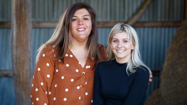 Holly Scott, left, with Lifetime Support Authority case manager Jess Ciccarello. Picture: Matt Turner