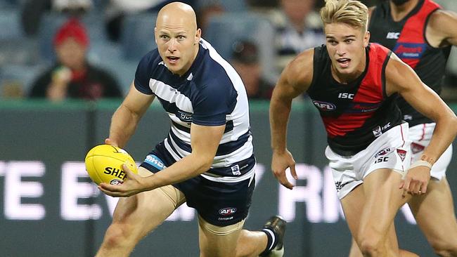 Gary Ablett played forward in the JLT Series. Picture: Michael Klein