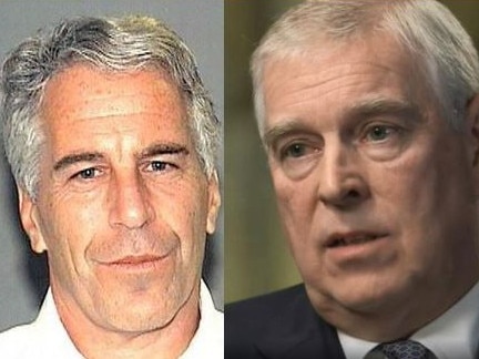 Prince Andrew and Jeffrey Epstein split photo