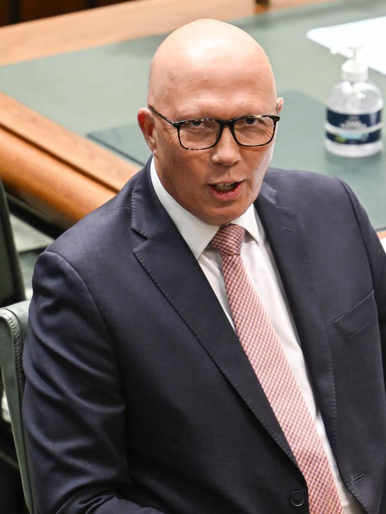 Leader of the Opposition Peter Dutton. Picture: NewsWire / Martin Ollman