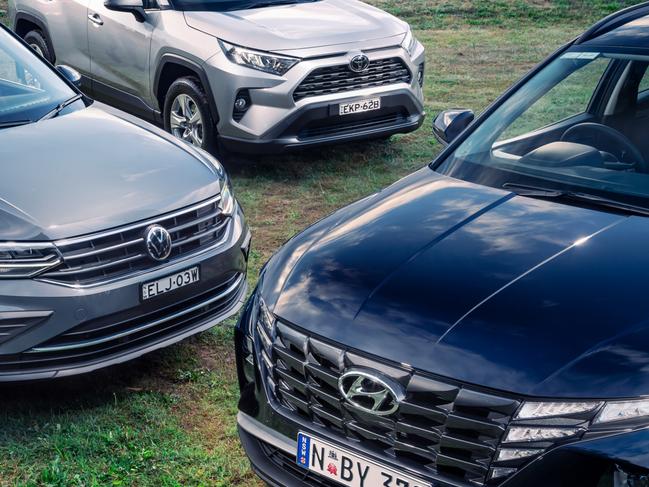 Photo of comparison test between Hyundai Tucson, Toyota RAV4 and Volkswagen Tiguan