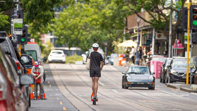 The e-scooters have recently begun trials in Victoria.