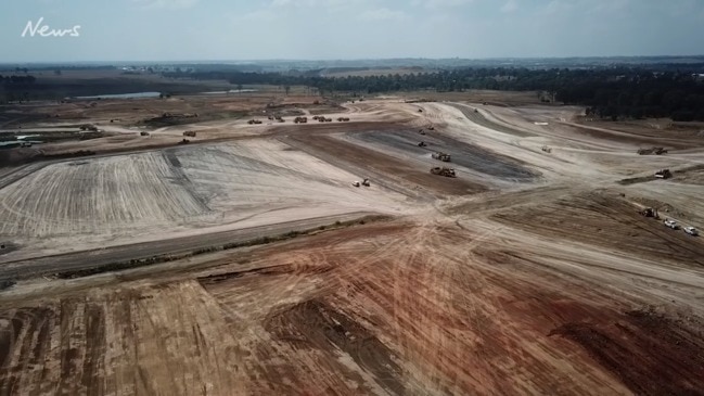 Badgerys Creek Airport construction is underway