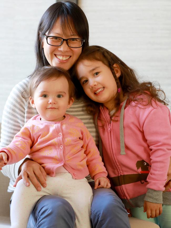 Charmaine with daughters Alana and Pennan.