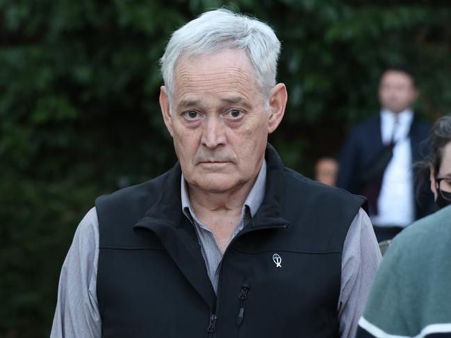 Surviving lunch guest Ian Wilkinson leaves court. Picture: David Crosling
