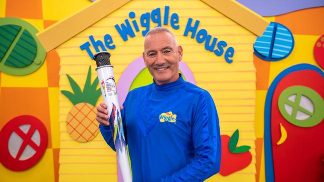 Anthony Field, from children's group The Wiggles, in an exclusive pic to announce he is supporting the The Legacy Centenary Torch Relay 2023.