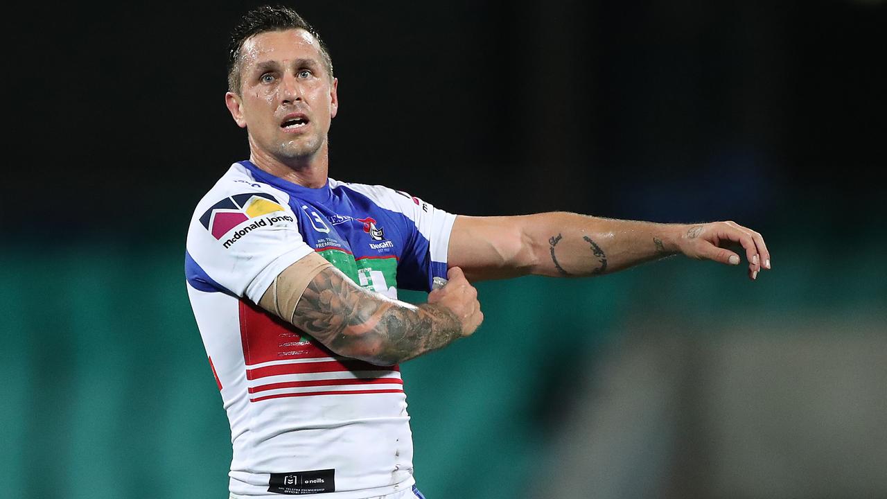 Mitchell Pearce is set to get a reduced deal at the Knights.
