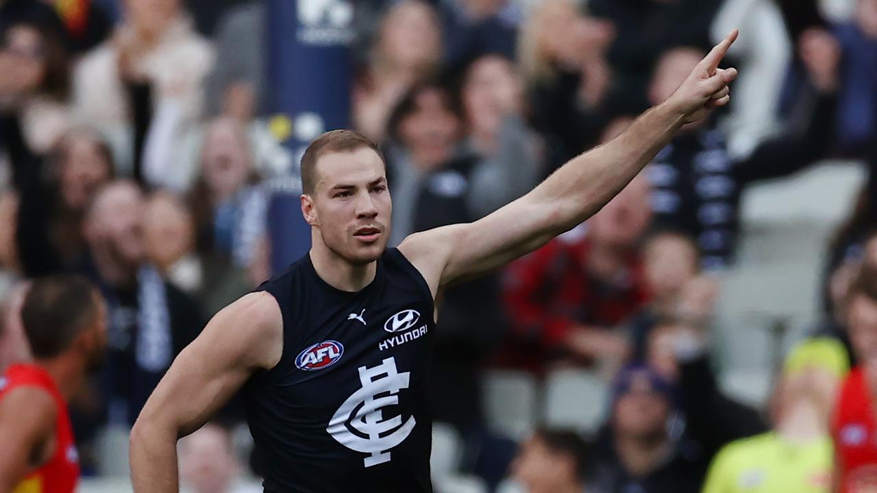 The Blues have locked Harry McKay down for the long term. Photo by Michael Klein.