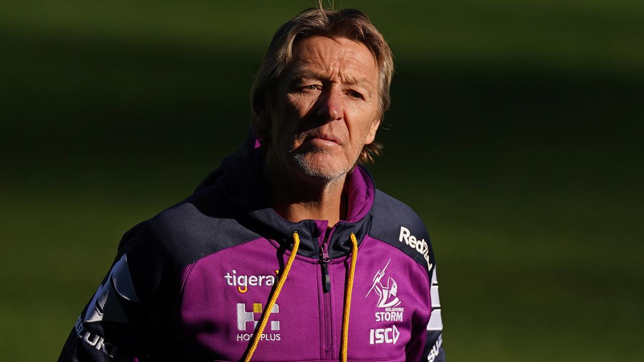 Coach Craig Bellamy is also sticking with the Storm. Picture: AAP Image/Scott Barbour