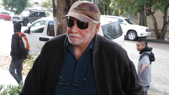 Central Coast chiropractor Chris Nelson walks into Woy Woy Local Court this morning where he was sentenced over a vile racist attack on Nova Peris. Picture: Mark Scott