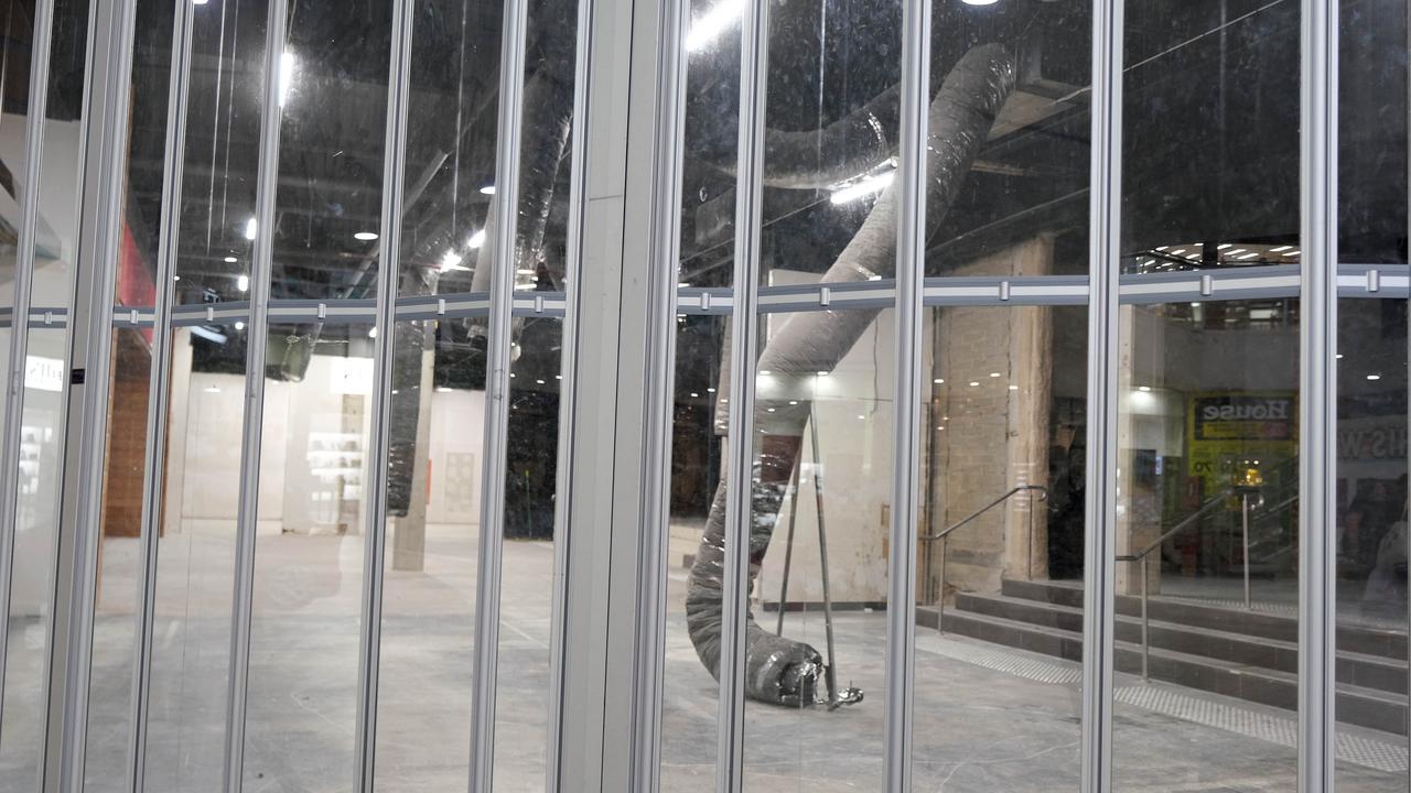 Empty shopfronts are common throughout Market Square. Picture: Mark Wilson.