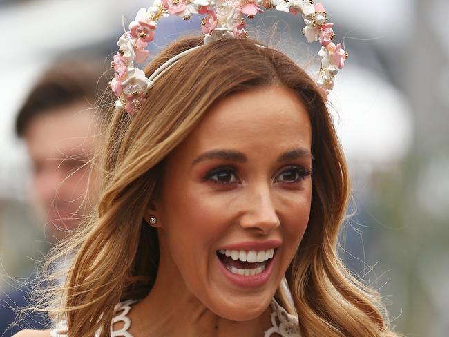 Rebecca Judd appears during the Caulfield Cup. Picture: Scott Barbour, Getty Images