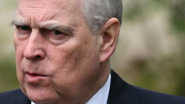 The King is believed to have instructed the keeper of the privy purse, his finance director, to cease payments of Prince Andrew’s annual allowance. Picture: AFP