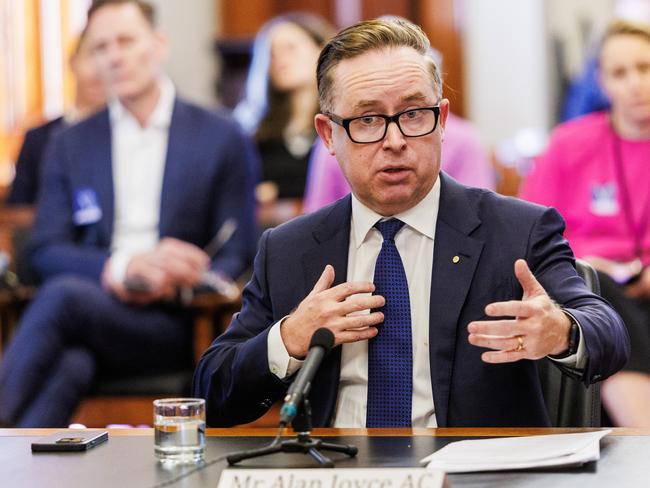 Qantas CEO Alan Joyce has apologised for shortcomings in the Qantas credit process. Picture NCA NewsWire / Aaron Francis