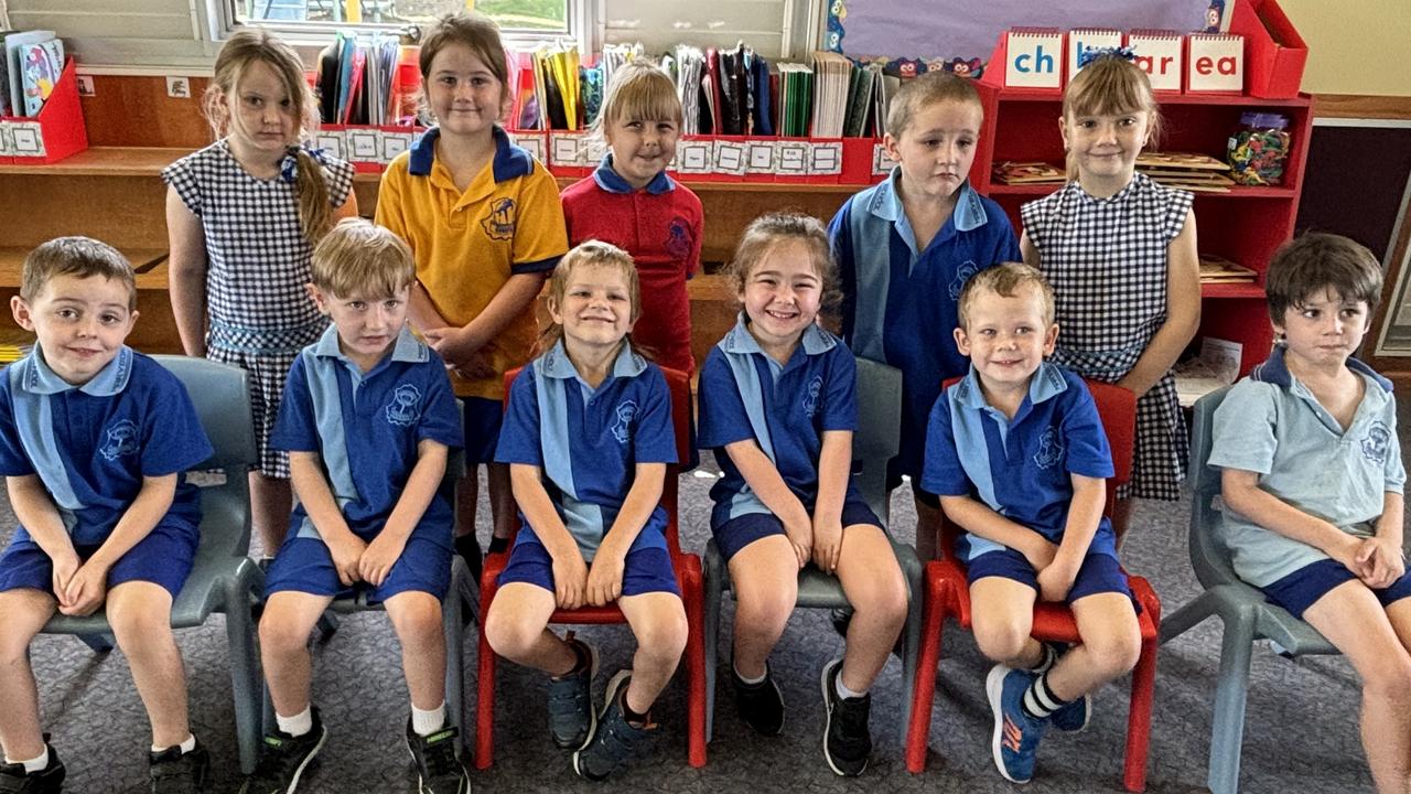 The prep students at Maryborough West State School.