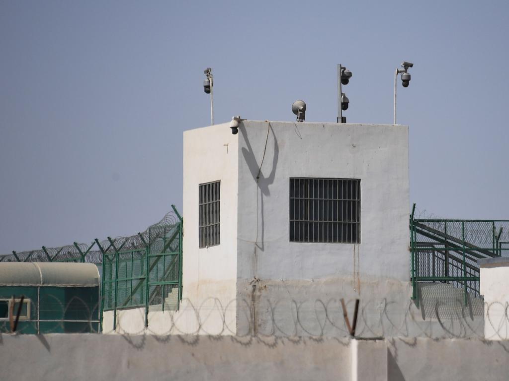 One of the infamous re-education camps where mostly Muslim ethnic minorities are detained, often never to be seen again. Picture: Greg Baker/AFP