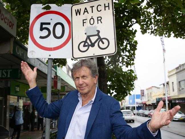 Pedestrian Council of Australia Chairman Harold Scruby. Picture: Craig Wilson