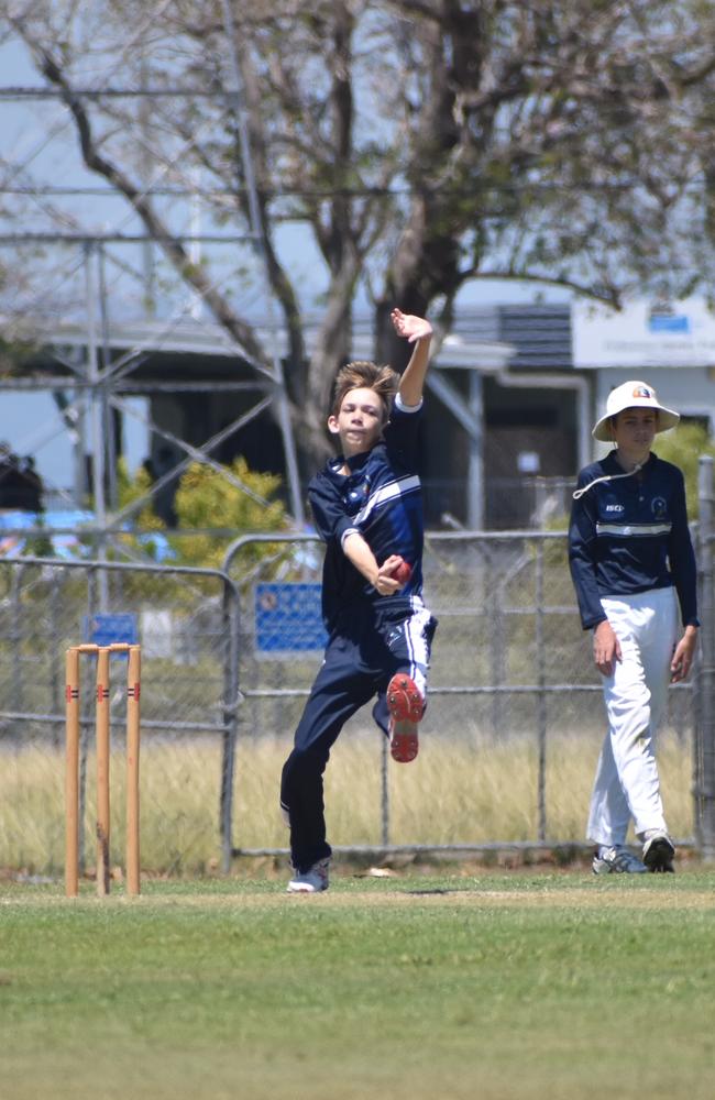 Cameron Tomerini for Brothers U13s cricket, October 25, 2021. Picture: Matthew Forrest