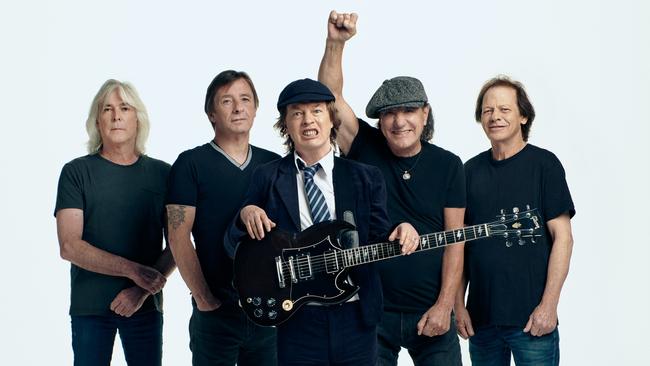 Australian hard rock band AC/DC. Picture: Josh Cheuse