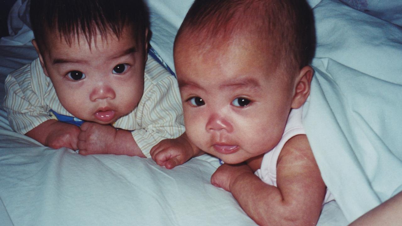 Thuan Nguyen's children, twins Antwone and Sylvia.