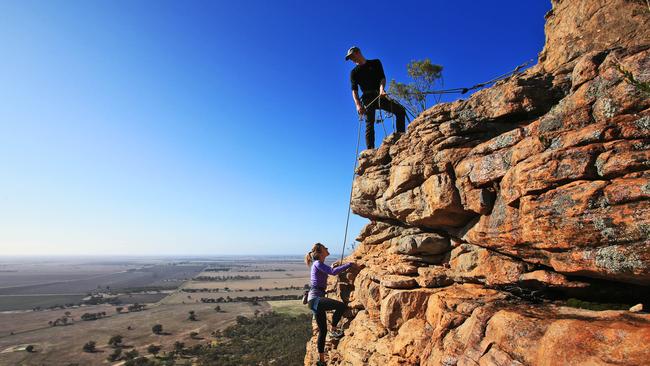 Rock climbers using Minto Crag, on state land outside of Boonah, have been in the sights of local residents in recent months since bolts and hooks were found secured to the cliff face.