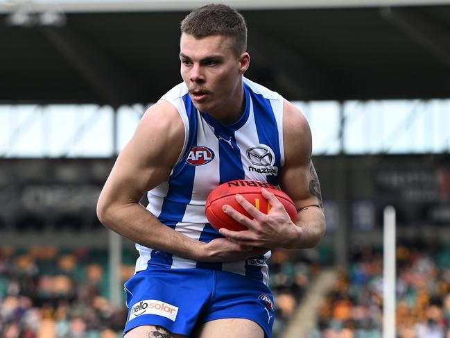 Gun forward Cam Zurhaar has put off talks with the Roos. Picture: Getty Images