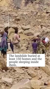 Hundreds dead after landslide wipes out PNG village 