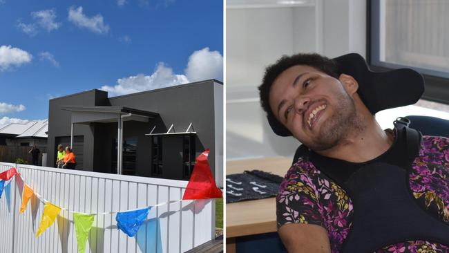 Chris is one of the future residents of two new accessibly-designed houses built specifically to make life easier and more independent for people living with disability.