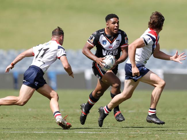 Magpies' Solomone Saukuru Picture: Bryden Sharp.