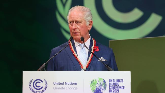 King Charles, then Prince of Wales, at COP26 in 2021. Picture: Getty Images