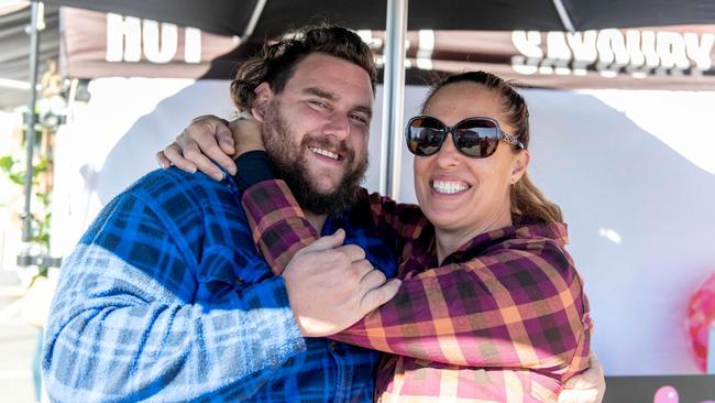 Damien and Lisa Beasley at the Kingaroy BaconFest 2023.