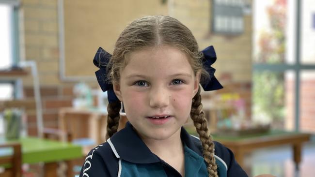 Eleanor Venema – Cooloola Christian College prep students on first day, Monday January 22, 2024.