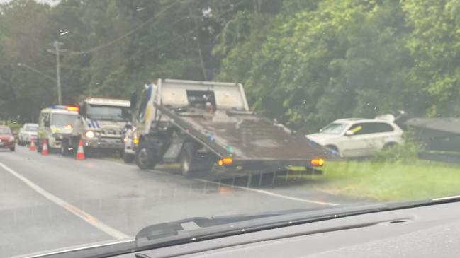 Car in bushland off Stringybark Rd, Buderim. Photo: Jorina Maureschat