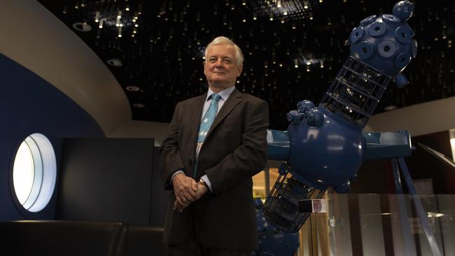 Mark Rigby has been curator at the Mt Coot-tha planetarium for 35 years. Picture: AAP/ Russell Shakespeare