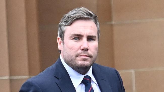 SYDNEY, AUSTRALIA - NewsWire PhotosApril 27, 2022:  Adam Cranston during the trial of Plutus Payroll syndicate that allegedly defrauded $140 million dollars from the Commonwealth.Picture: NCA NewsWire / Jeremy Piper