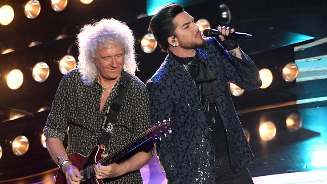 Adam Lambert and Brian May of Queen. (Photo by Kevin Winter/Getty Images) Picture: Getty Images