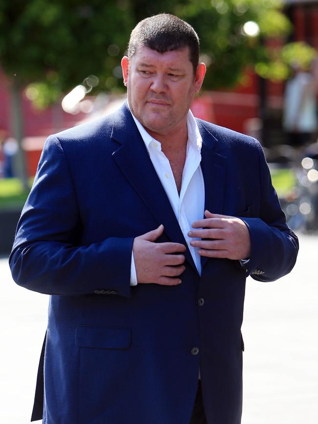 Crown owner James Packer in Melbourne earlier this year. Picture: Aaron Francis