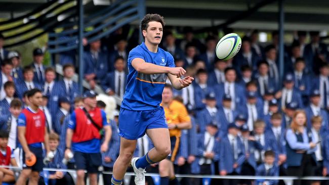 Fletcher Austin. GPS First XV rugby between Churchie and Nudgee College. Saturday July 27, 2024. Picture, John Gass