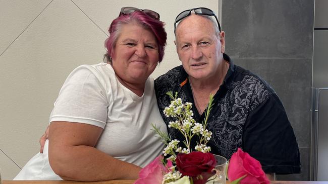 Margaret Caplick and Phil Bell at the Ce.x club celebrating the Melbourne Cup. Picture: Matt Gazy